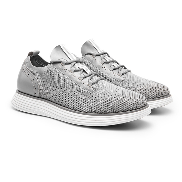 [MaxFlex SuiteCraft+] Men's Smart Mesh Oxford Shoes - GREY - 2