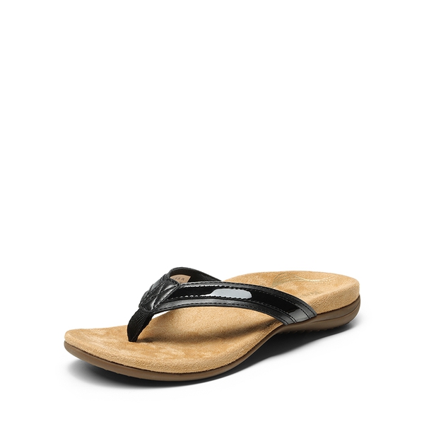 Lightweight 3D Arch Support Flip-flops - BLACK -  0