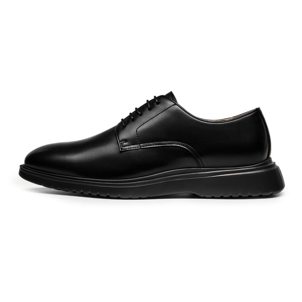 [MaxFlex Ease Polish] Men's Comfortable Oxford Shoes - BLACK - 1