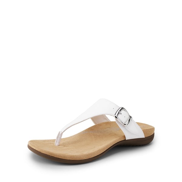 Buckle 3D Arch Support Flip-flops - WHITE -  0