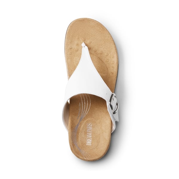 Buckle 3D Arch Support Flip-flops - WHITE - 2