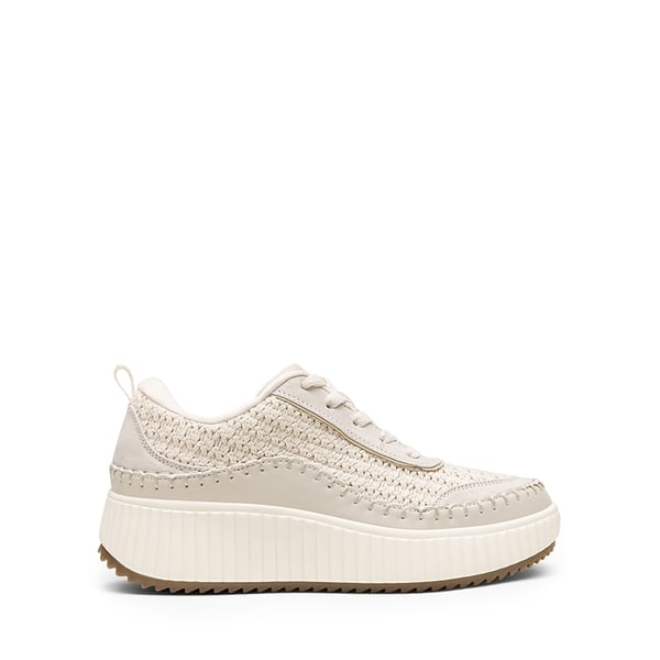 [Arch] Wide Width Tweed Platform Fashion Sneakers - SANDSTONE-KNIT - 3