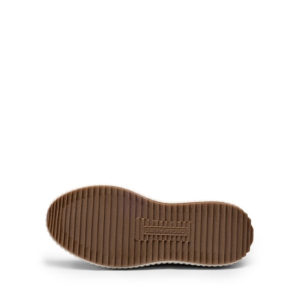 [Arch] Tweed-Effect Platform Fashion Sneakers - BROWN BEIGE - 6