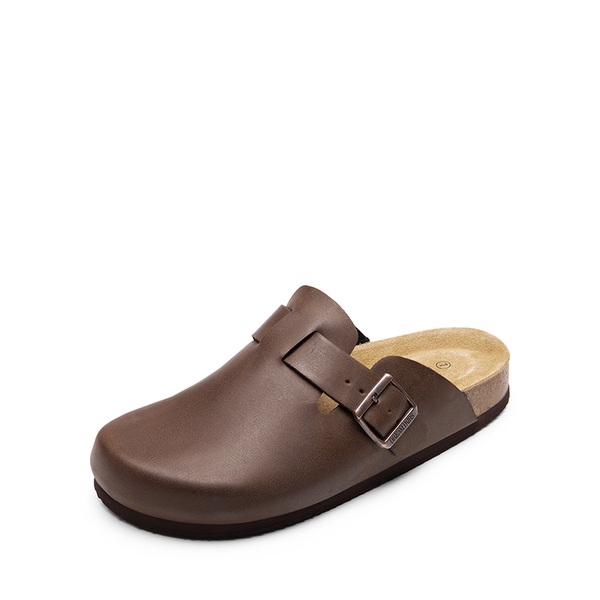 Round Toe Buckle Slip on Mules DREAM PAIRS