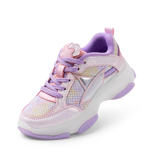 [Sparkle StarGlow] Sparkling Glitters Sneakers - PURPLE PINK -  0