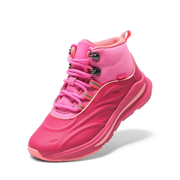 [DuraPlay SkyHigh Sheild] Kids’ High-top Running Sneakers - HOT PINK PINK -  0