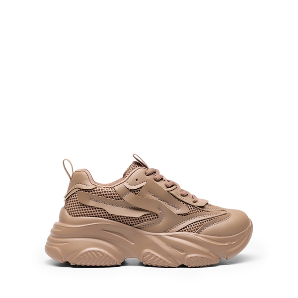 [Jaxon] Platform Lace Up Fashion Sneakers - TAN - 3