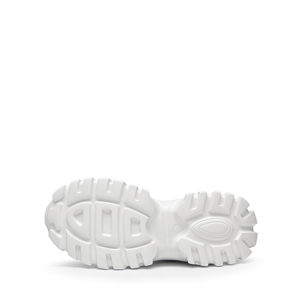 [Bold] Platform Lightweight Fashion Sneakers - WHITE/GREEN - 5