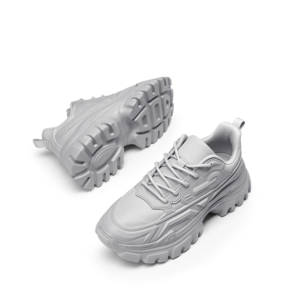 [Bold] Platform Lightweight Fashion Sneakers - GREY - 6