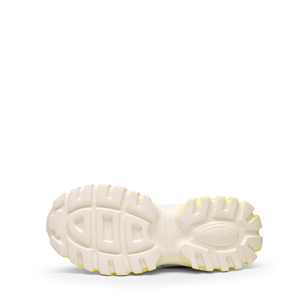[Bold] Platform Lightweight Fashion Sneakers - IVORY/YELLOW - 5