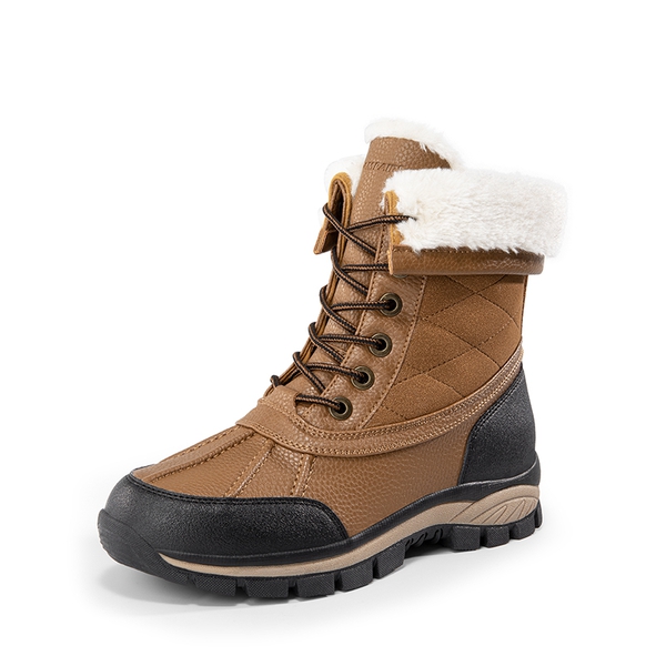 [FuzzyGo Bold] Splash-proof Snow Boots - CHESTNUT -  0