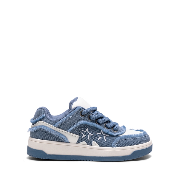 [Rube] Denim Casual Fashion Sneakers - BLUE - 3