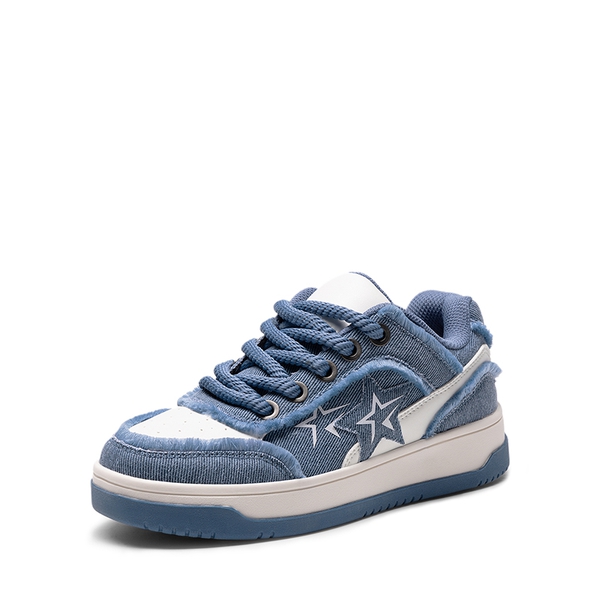 [Rube] Denim Casual Fashion Sneakers - BLUE -  0