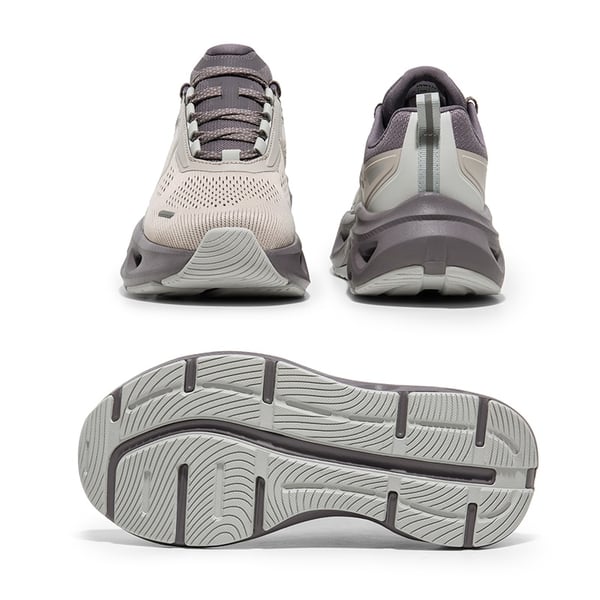 [MovePropel] Women's Comfortable Lifestyle Sneakers - GREY PINK/PURPLE - 3