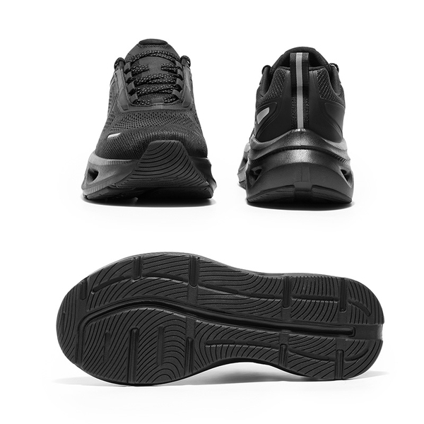 [MovePropel] Men's Comfortable Running & Jogging Shoes - ALL BLACK - 5