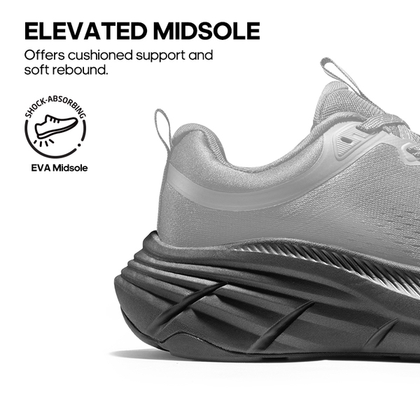 [ActiveBreeze] Women's Comfortable Mesh Running Shoes - ALL BLACK - 2