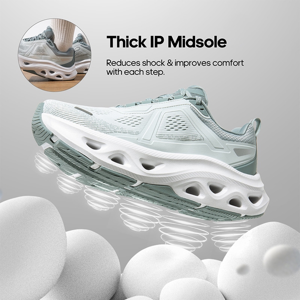 [MovePropel] Women's Comfortable Lifestyle Sneakers - LIGHT GREEN - 1