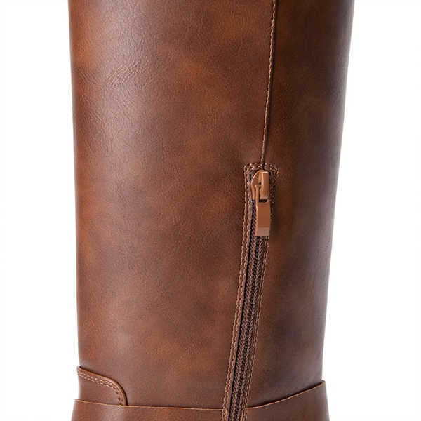 Cowgirl Knee-high Boots - WHISKY - 6