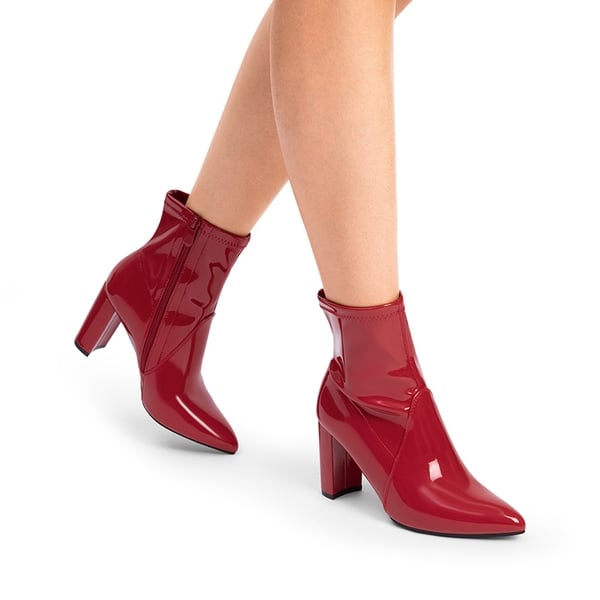 Thick heel ankle boots clearance