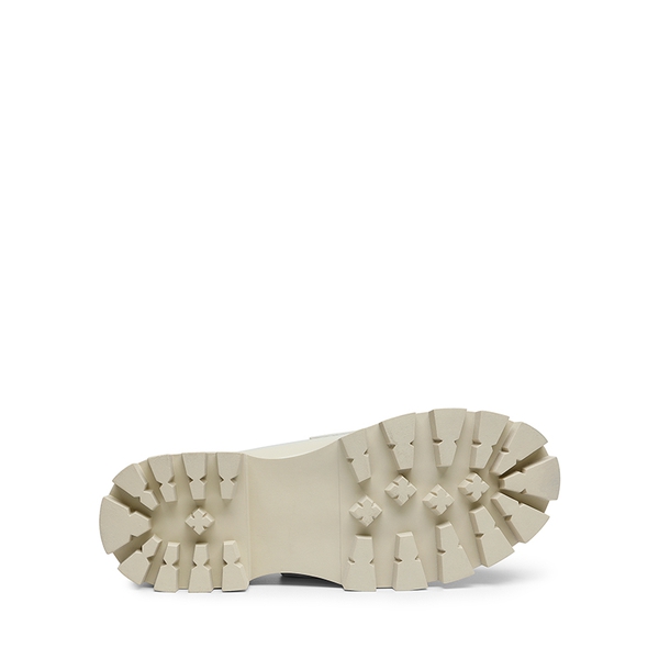 Supportive Chunky Penny Loafers - BEIGE-PAT - 5