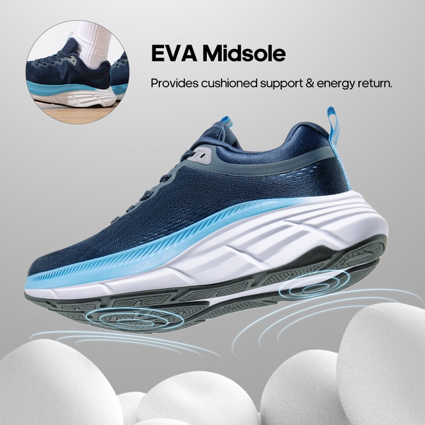 Men's Lifestyle Walking Shoes - BLUE - 6