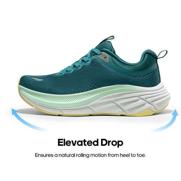 Men's Lifestyle Walking Shoes - BLUE GREEN - 2