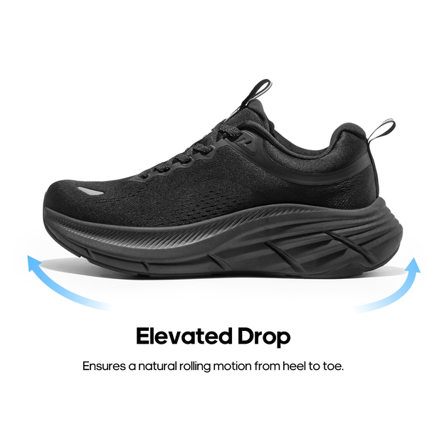 Men's Lifestyle Walking Shoes - ALL BLACK - 2