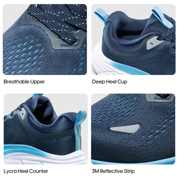 Men's Lifestyle Walking Shoes - BLUE - 3