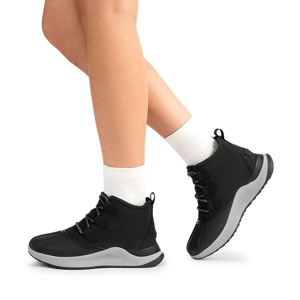 Women’s Water-Resistant Winter Ankle Boots - BLACK - 2