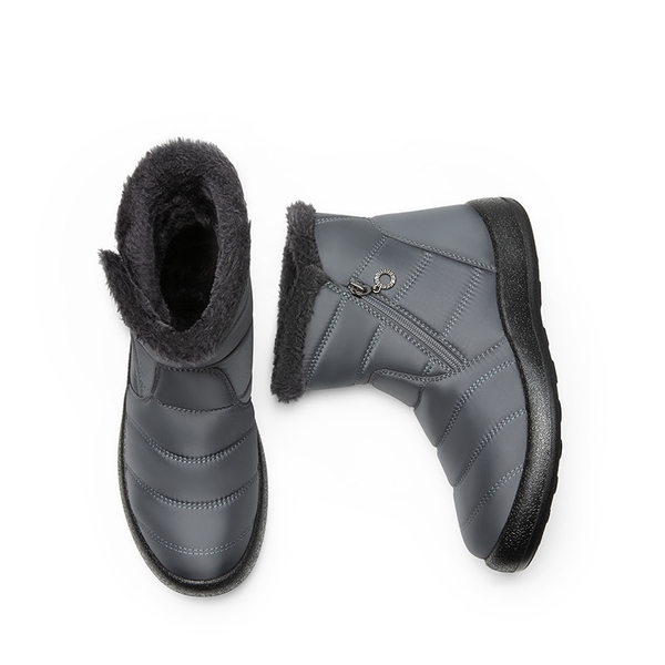 Women’s Warm Splash-Proof Snow Boots - GREY - 6