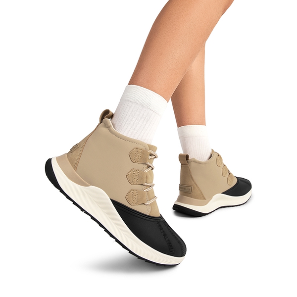 Women’s Water-Resistant Winter Ankle Boots - SAND - 1
