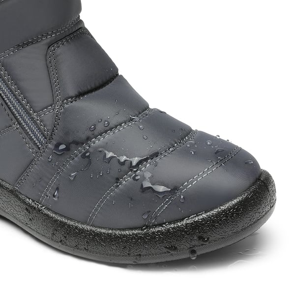 Women’s Warm Splash-Proof Snow Boots - GREY - 7