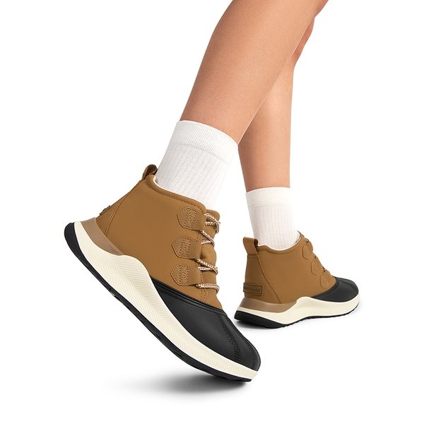 Woolen Duck Snow Boots - TAN - 1