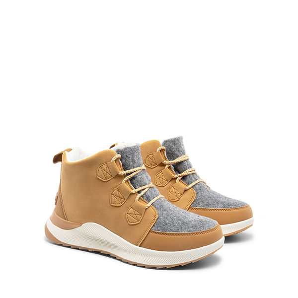 Women’s Outdoor Ankle Snow Boots - CHESTNUT/GREY - 5