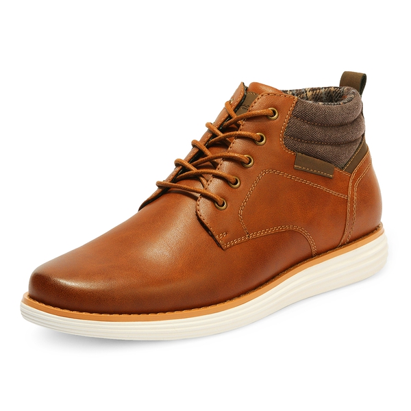 Men's Mid Top Chukka Sneaker Boot - TAN -  0