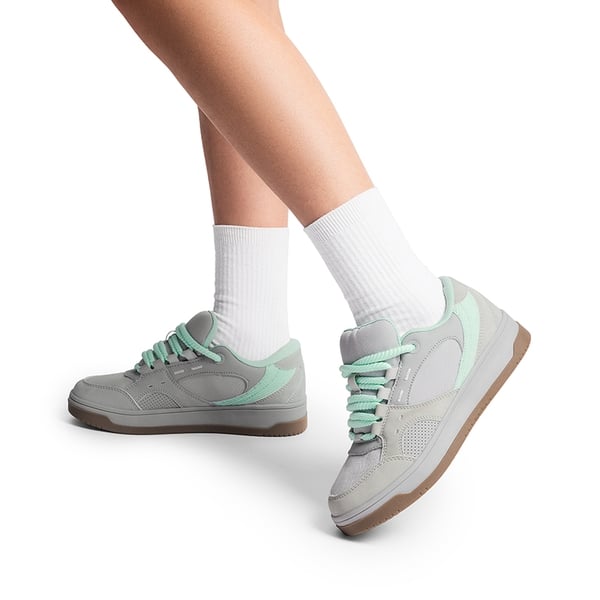Women’s Casual Fashion Sneakers - GREY - 2