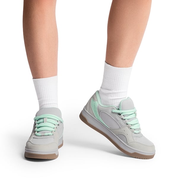 Women’s Casual Fashion Sneakers - GREY - 1