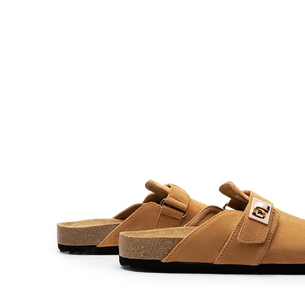  Women’s Slip-on Suede Clogs - BROWN - 4