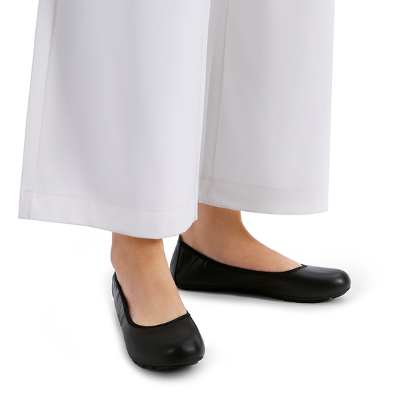 Women's Foldable Ballerina Flats - BLACK - 2