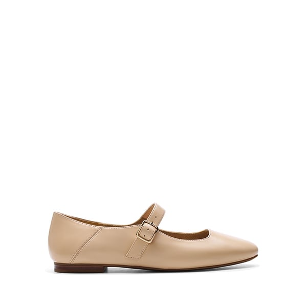 Women's Mary Jane Flats - NUDE - 3