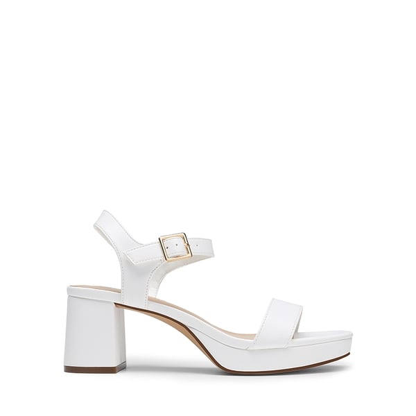 Women’s Y2K Chunky Platform Heels - WHITE - 3