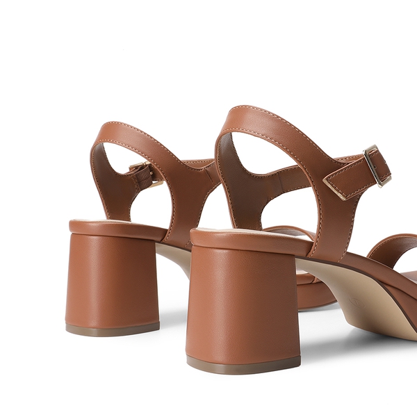 Women’s Y2K Chunky Platform Heels - BROWN - 6