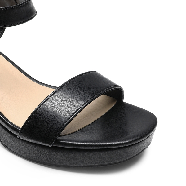 Women’s Y2K Chunky Platform Heels - BLACK - 4