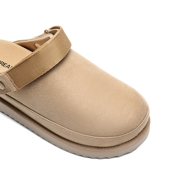 Women's Comfortable Anke-Strap Clogs - SAND - 5