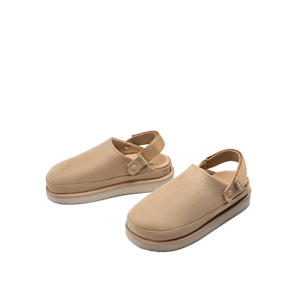 Women's Comfortable Anke-Strap Clogs - SAND - 2