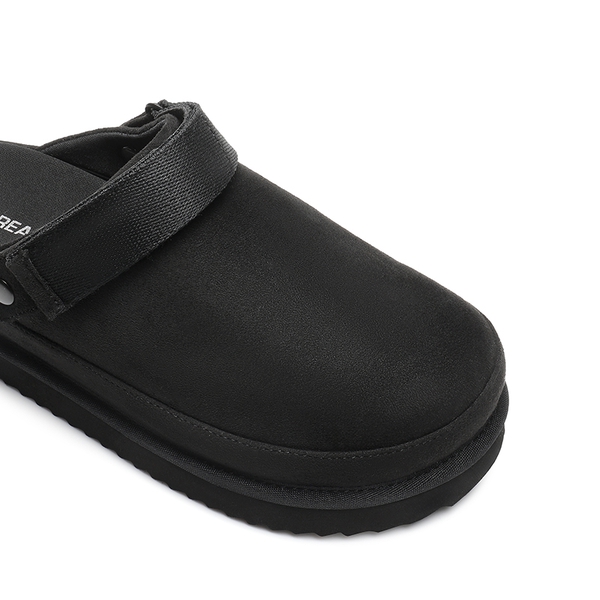 Women's Comfortable Anke-Strap Clogs - BLACK - 5