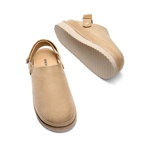 Women's Comfortable Anke-Strap Clogs - SAND - 3