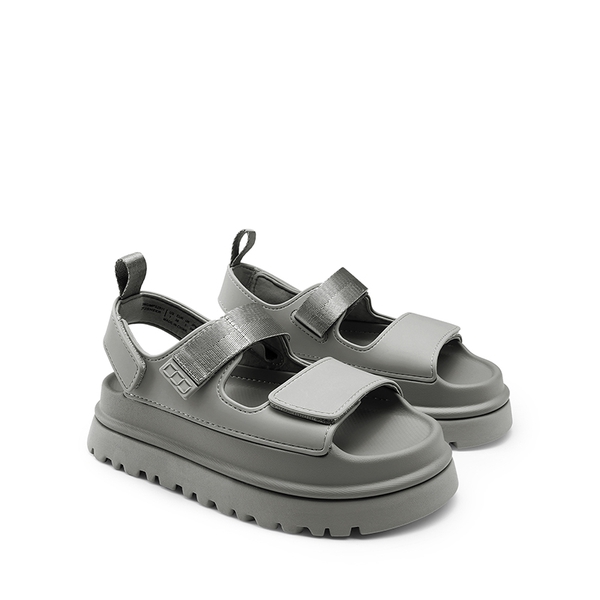 Non-Slip Chunky Strap Platform Sandals - GREY - 6