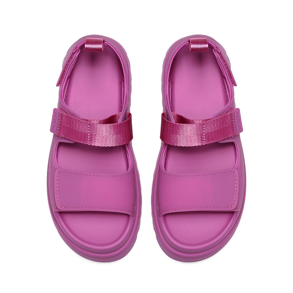 Non-Slip Chunky Strap Platform Sandals - HOT PINK - 7