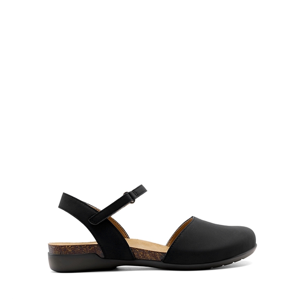 Closed Toe Arch Support Sandals - BLACK - 3